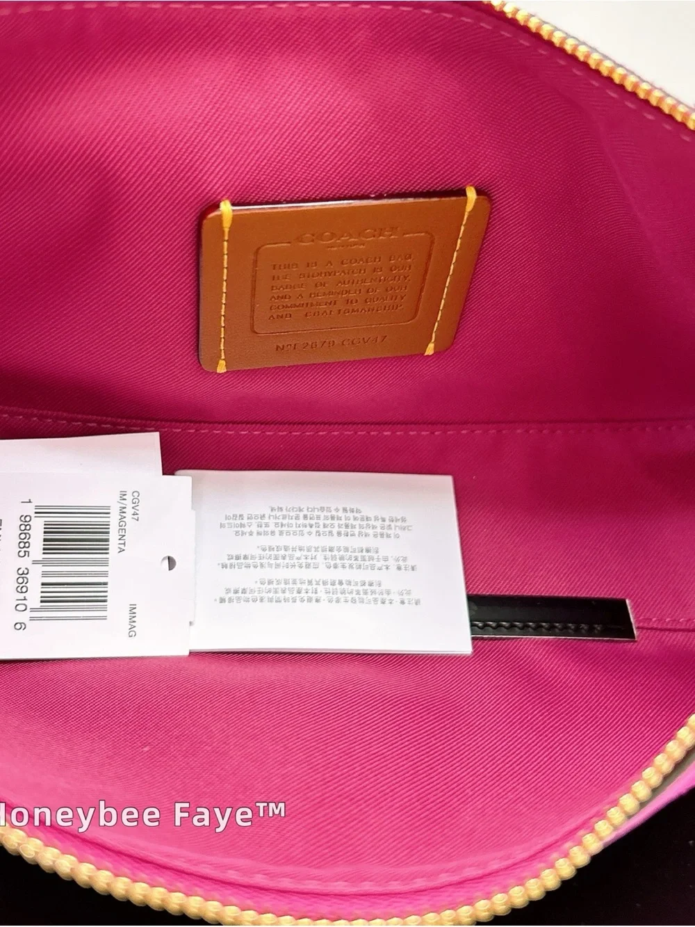 Coach EmeiliaSuede Shoulder Bag in Hot Pink